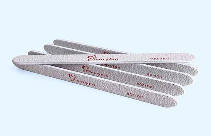 Double Sides Washable 100/180 Grit Emery Boards Nail Files